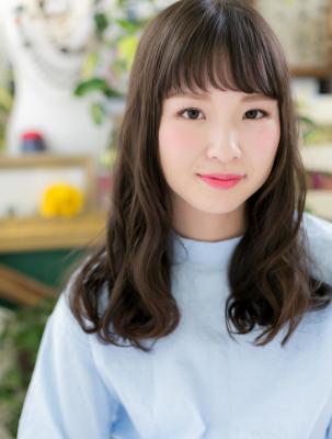 大人かわいいくせ毛風小顔ゆるふわセミウェットウェーブ