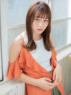 愛されナチュラル外ハネロング