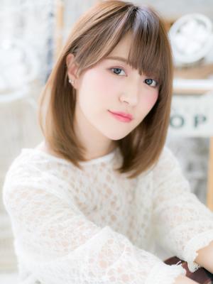 大人かわいい♪ツヤストレートで天使の輪♪