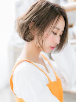 外国人風…ニュアンスカール大人ボブ