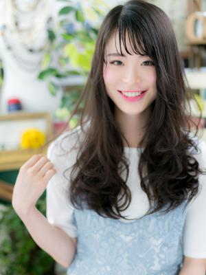 黒髪×くせ毛風★ロングスイート