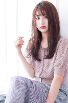 秋のおしゃれワンカールストレート　 AKI-391