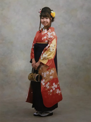 卒業式前撮り女袴着付け＆ヘアーセットのイメージ画像