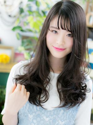 黒髪×くせ毛風★ロングスイート