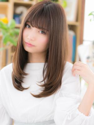 シャギーでグラマラス！外国人風こなれロング フェミニンロング