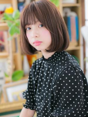 大人かわいいの魔法♪前下がりボブ