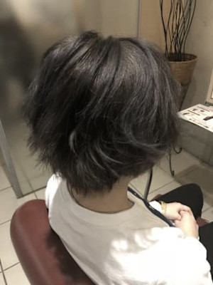 ボーイッシュグレーショート