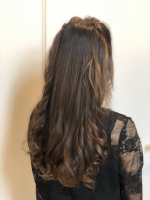 ピン1本で出来る簡単アレンジ☆