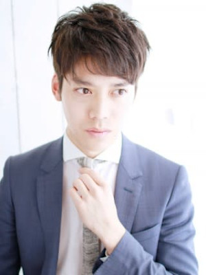 メンズナチュラルショートヘアー