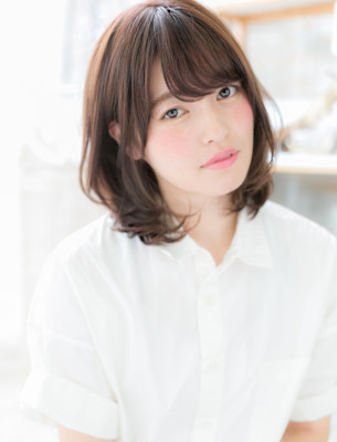 黒髪★ワンカールレイヤーボブ