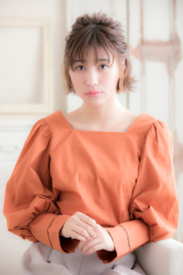 おめかしハーフアップ