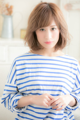 シースルー抜け感のナチュラルミディ