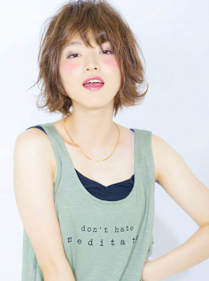 エアリーカール×マッシュショート×エアリーショート