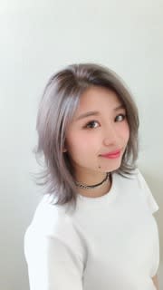 【アディクシーダブルカラー】スモーキーアッシュ1