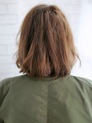 大人クールなかきあげカールボブ