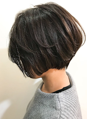 【MUSE】前下がりショート×３Ｄカラー