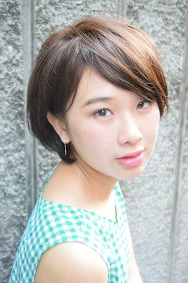 小顔ショートボブ