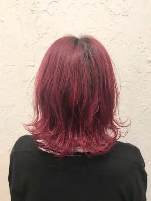 【flor 戸塚】*ノットヘア+deepピンクルージュ*