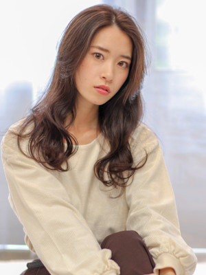 センターパートヴェールウエーブ【valentine亀井】