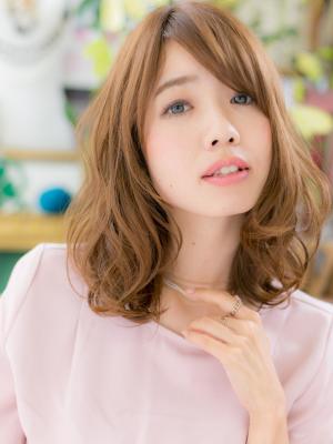 愛され☆彡くせ毛風小顔パーマ