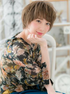 くせ毛風☆ふわふわエアリーショート ガーリーショート