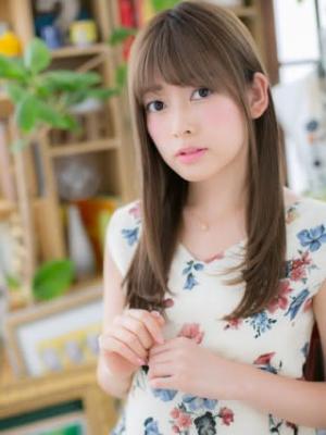 耳かけも◎憧れ☆やわらかツヤロング フェミニンストレート