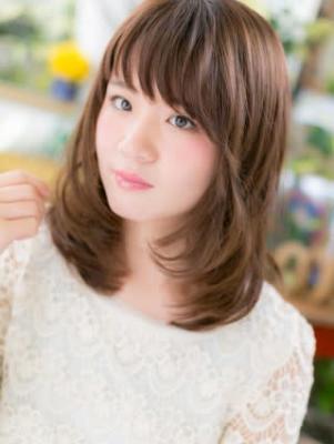 女子の憧れ☆ふんわりくせ毛風ミディアム エアリーカール