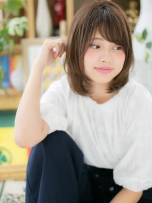 ツヤ&まとまり◎前下がり小顔ミディ  エアリーボブ ツヤ&まとまり◎前下がり小顔ミディ  エアリーボブ