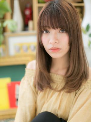 大人かわいい☆ツヤ感小顔ワンカール　エレガントロング