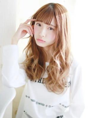 ハイトーンベージュのゆるふわ