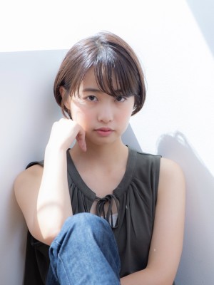 ナチュラルショートボブ