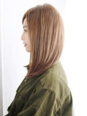 ナチュラルレイヤーストレート