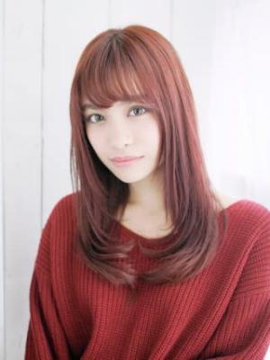 ナチュラルストレートロング