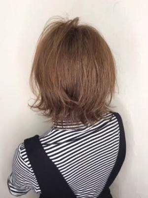 【reir下北沢】*ヘルシーレイヤーショート+シアブラウン* 【reir下北沢】*ヘルシーレイヤーショート+シアブラウン*