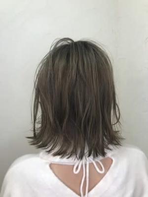 【reir下北沢】*ノットヘアボブ+シアグレージュ*