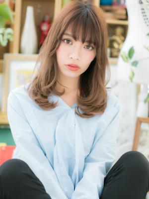 外国人風エアリーロングでラブグラマラス！　ゆる巻きロング