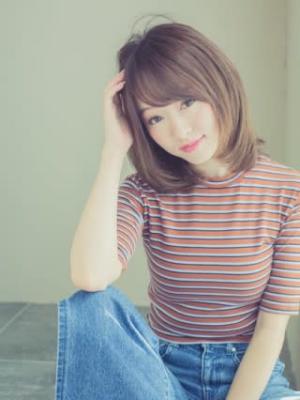ワンカールくせ毛ミディ