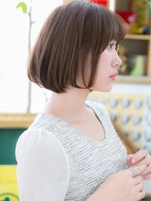 サラツヤ前下がりボブで☆cuteな小顔　エアリーボブ
