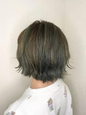 【reir下北沢】*ミニマムボブ+スチールマットグレイ: