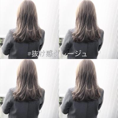 春にピッタリ抜け感グレージュ 。