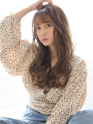 フォギーベージュ☆ゆるふわロングウェーブ