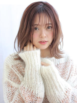[lagoon長浜里香]*外ハネ*大人っぽかわいいミディ