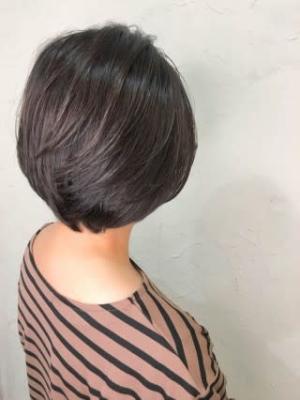 【flor 戸塚】*丸みショート+モカブラウン* 【flor 戸塚】*丸みショート+モカブラウン*のイメージ画像