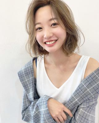 柔らか可愛いラフ仕上げボブ【k213】