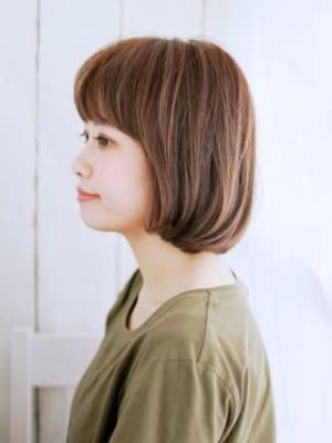 内巻きカールスタイル