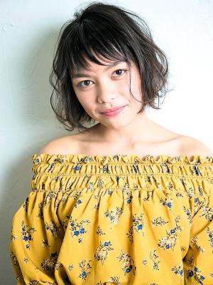 前下がりボブ×ショートバング アナザーショット 前下がりボブ×ショートバング アナザーショットのイメージ画像