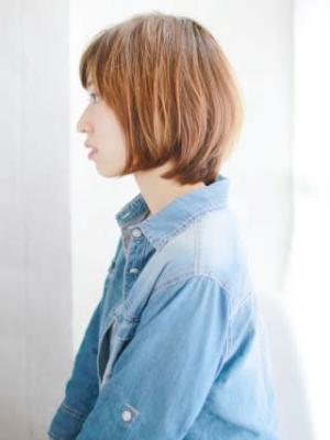 ★おろし流しの前髪の内巻きボブスタイル★