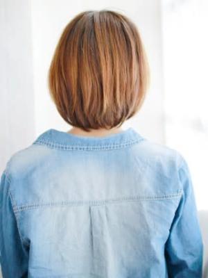 ★おろし流しの前髪の内巻きボブスタイル★