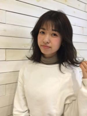 透け感前髪