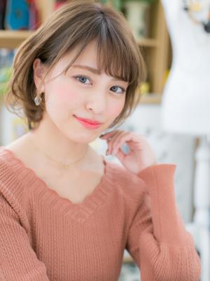 外国人風♪大人かわいい♪アシンメトリーボブ シフォンウェーブ 外国人風♪大人かわいい♪アシンメトリーボブ シフォンウェーブ